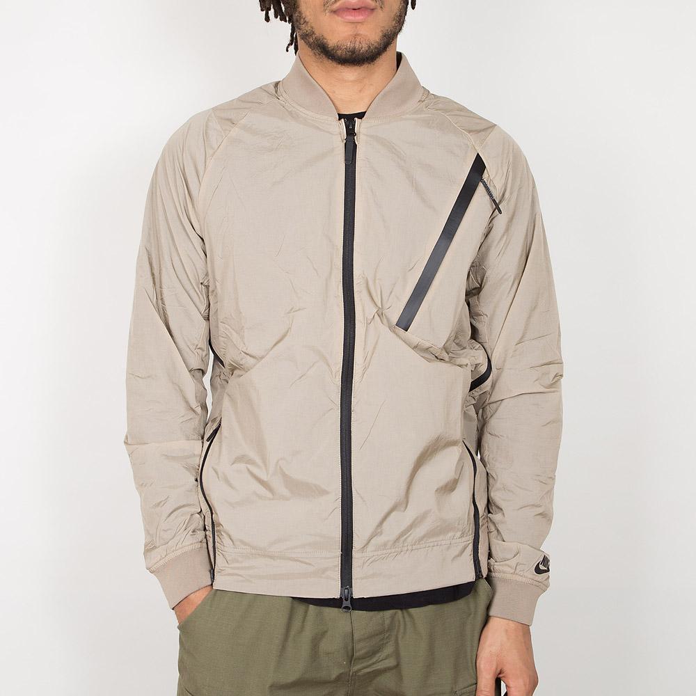 Black Tech Hypermesh Varsity Jacket 