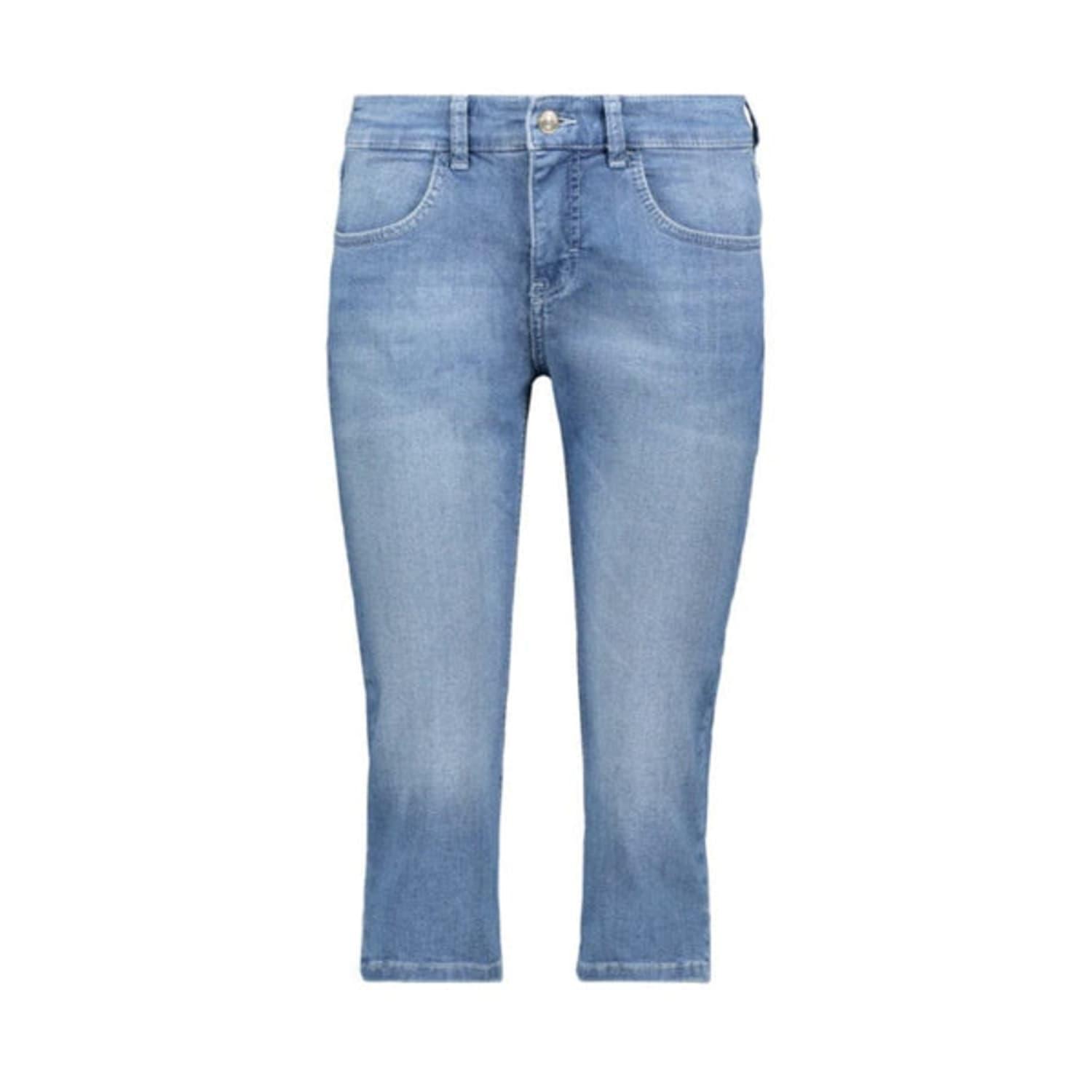Mac Jeans Acid Mid Blue Capri Summer Clean Jeans | Lyst