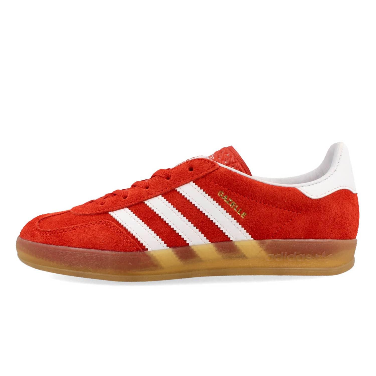 Berri kollidere Troubled adidas Gazelle Indoor Hq8718 Bold Orange / Cloud White / Gum in Red for Men  | Lyst