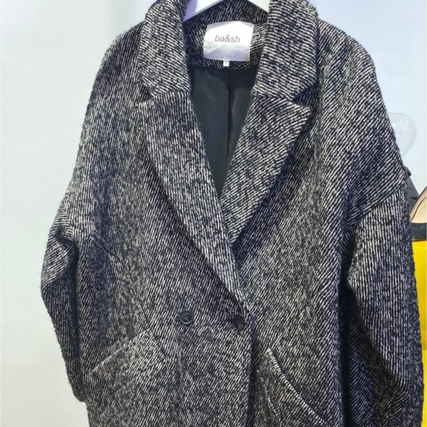 Manteau P?�re No?�l Ba&sh en coloris Gris | Lyst