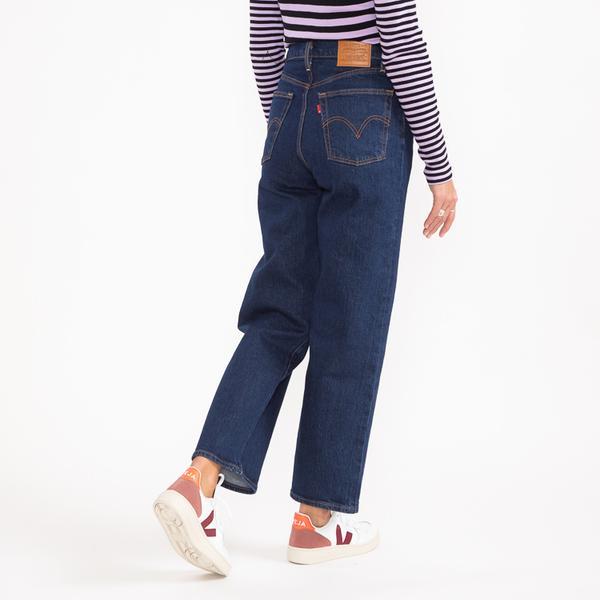 Levi's Levi's Ribcage Lifes Work Jeans in Blue | Lyst