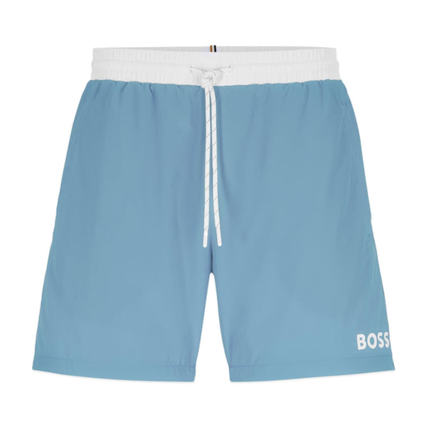 BOSS by HUGO BOSS Starfish Swim Short in Blue for Men | Lyst