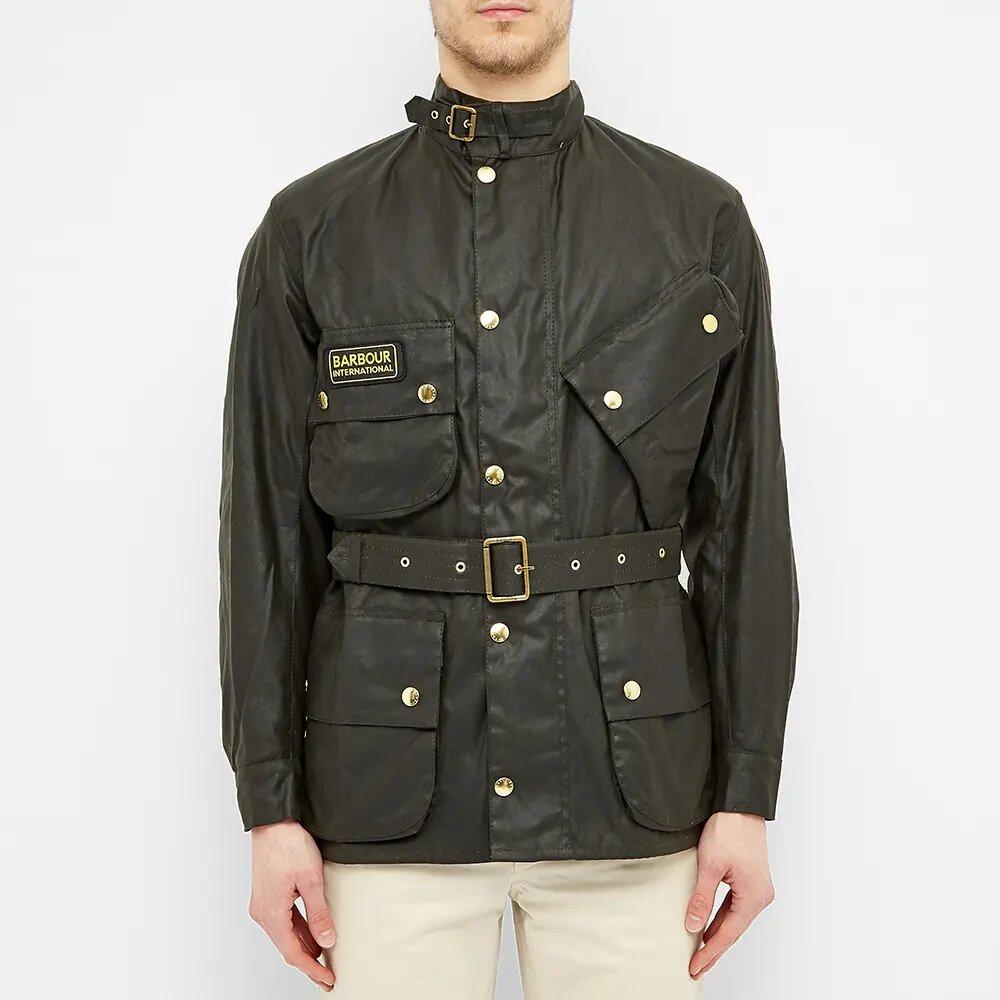 Barbour Cotton Original Wax Jacket Sage for Men Lyst