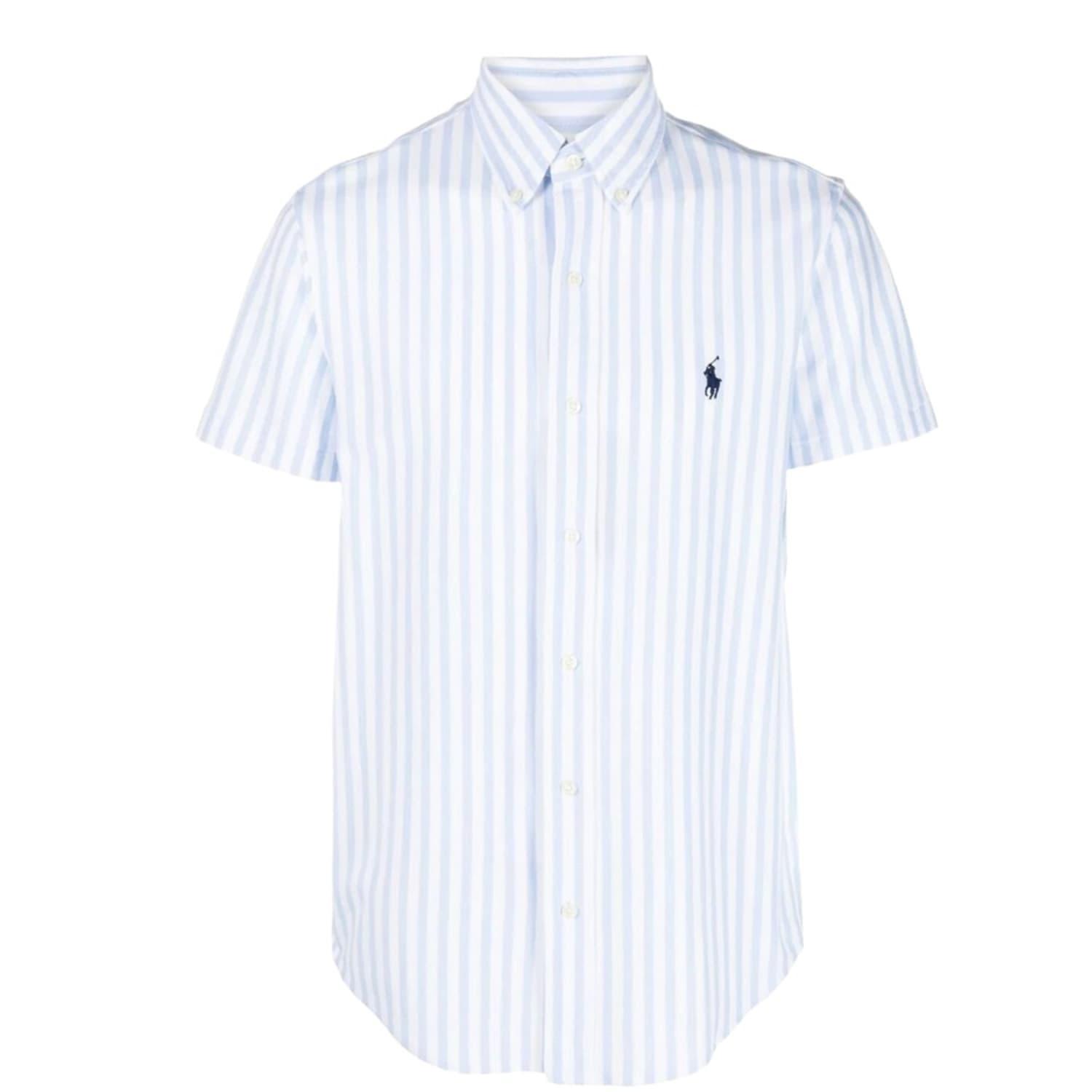 Ralph Lauren Austin Blue Short Sleeve Sport Shirt for Men | Lyst