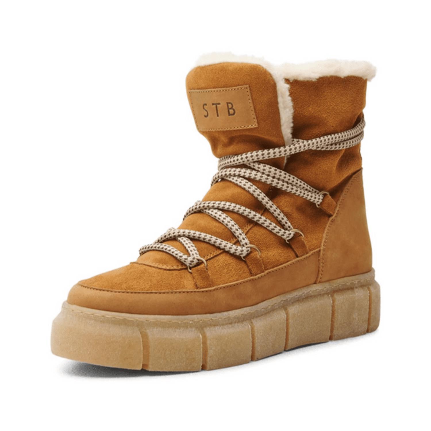 Shoe The Bear Tove Snow Tan Leather Boots in Brown Lyst
