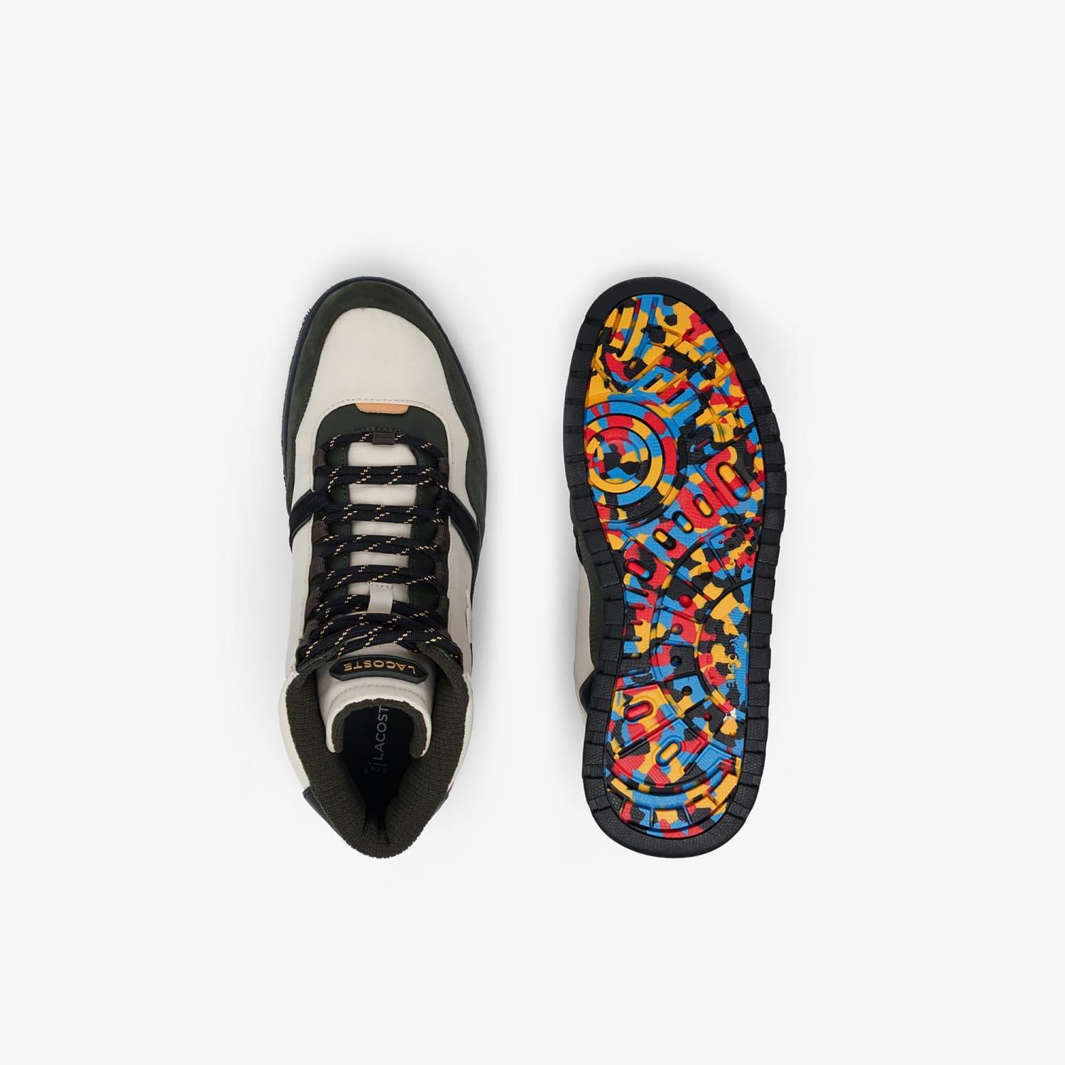 lacoste mid shoes