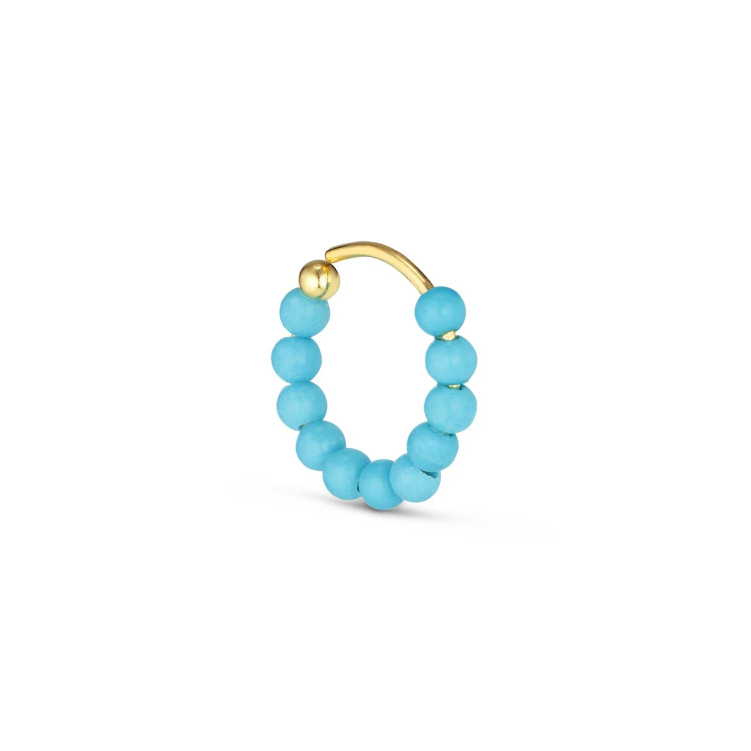 Jane Kønig Bermuda Turquoise Twist Earring in Blue | Lyst