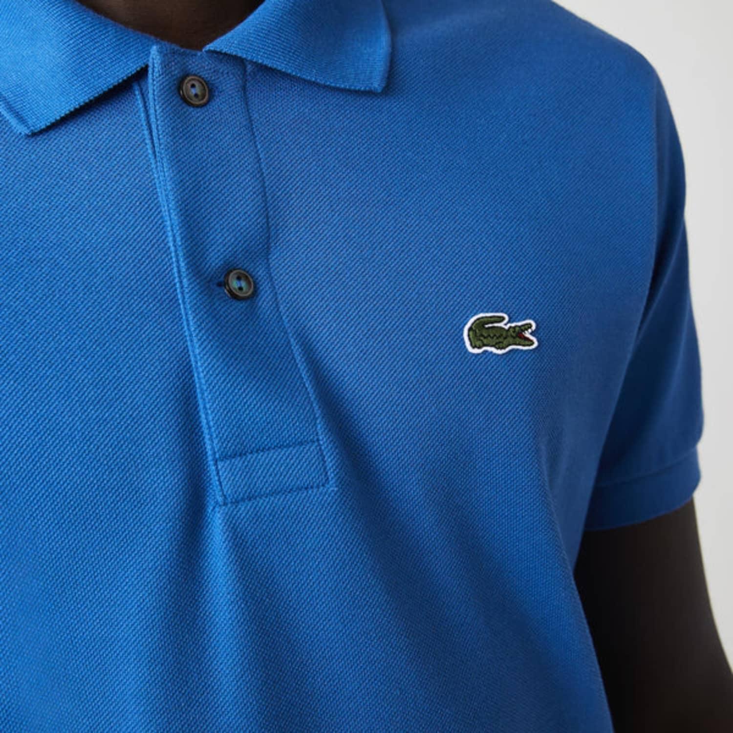 Lacoste Cotton Classic Fit L.12.12 Polo Shirt Blue • Hn8 for Men - Lyst