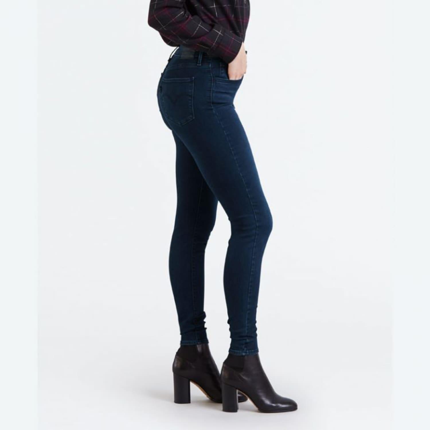 Levi's Denim Dark Blue 720 High Rise Super Skinny Jeans Like Totally 52797  0020 - Save 36% | Lyst