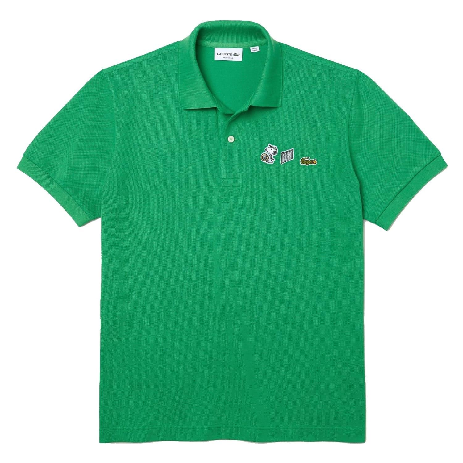 Lacoste X Peanuts Polo Shirt Green for Men | Lyst