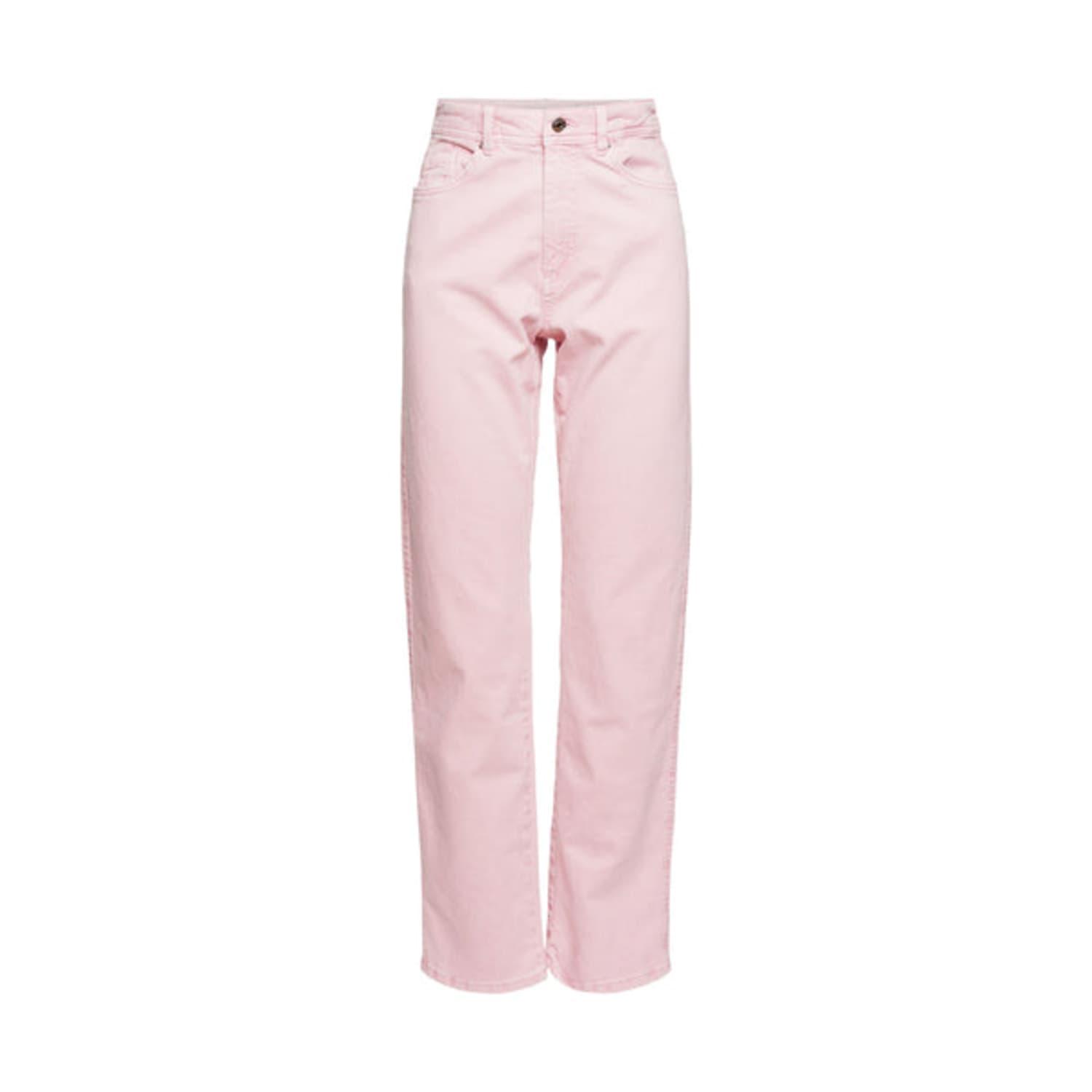 Esprit Stretch Straight-leg Jeans Pink | Lyst
