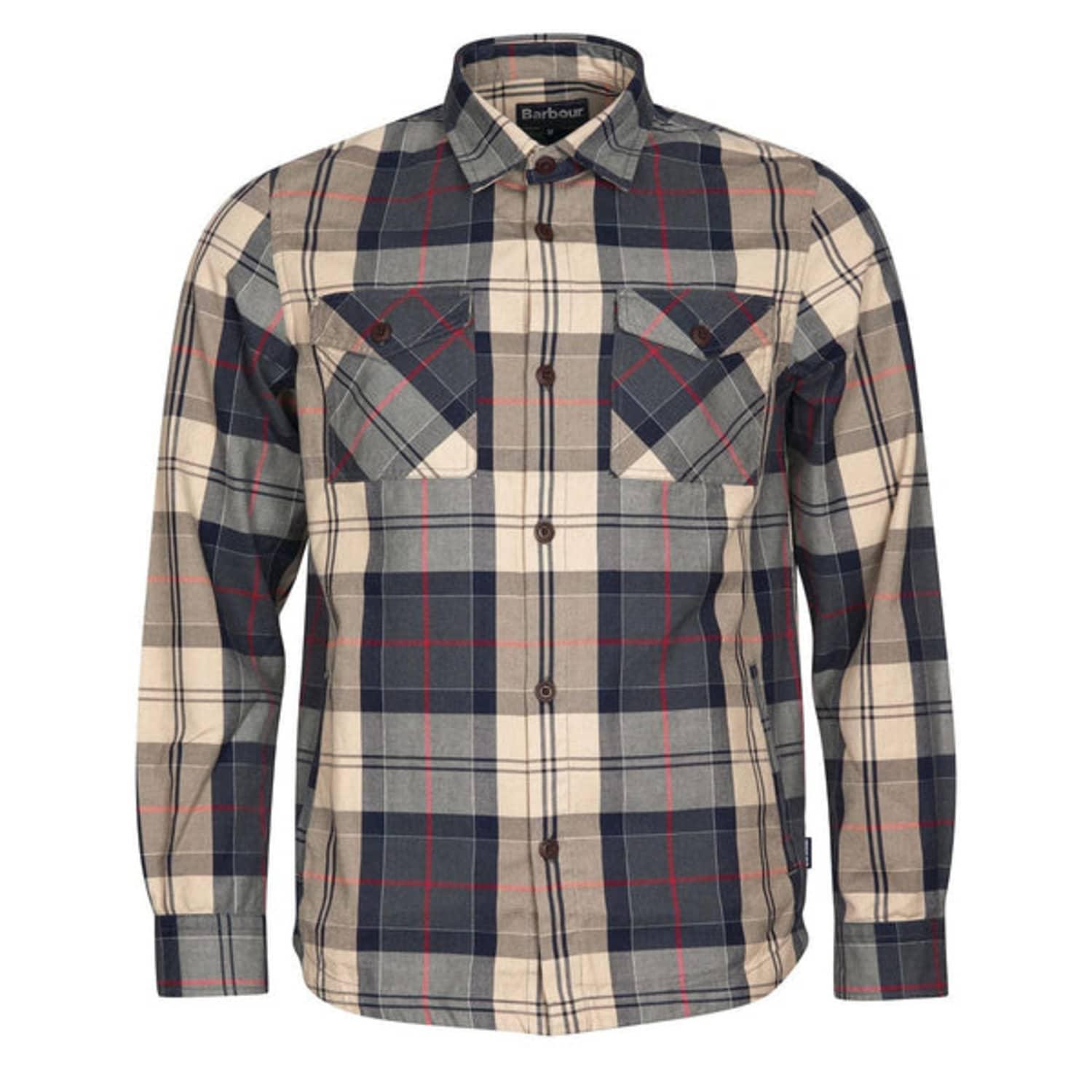 Barbour Canwell Overshirt in Blue for Men | Lyst