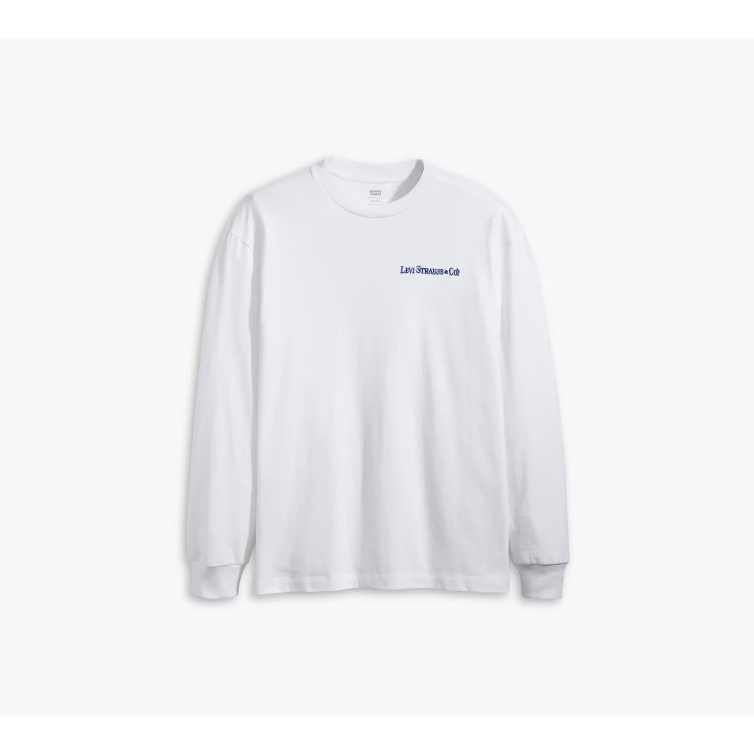 Levi s White Graphic Authentic Long Sleeves T Shirt for Men Lyst
