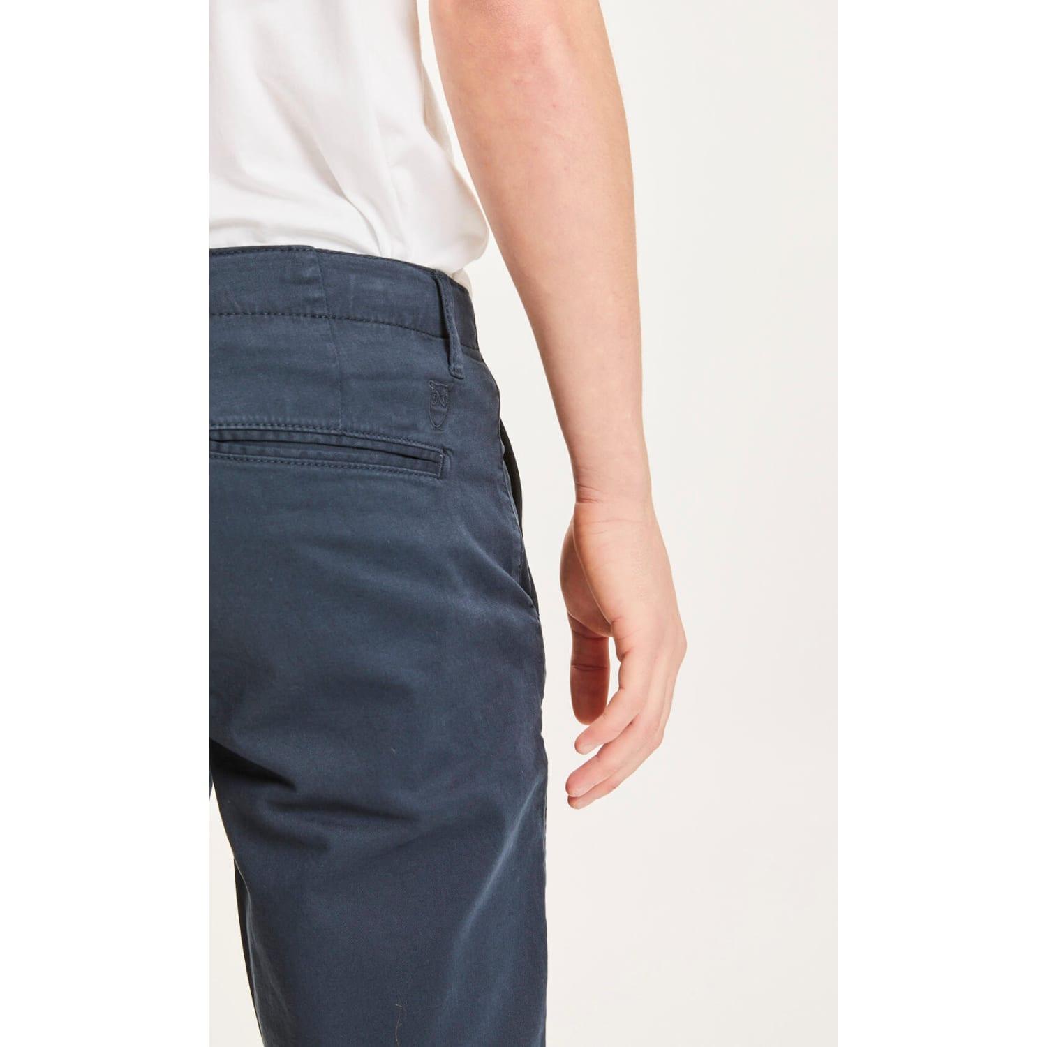 Knowledge Cotton Apparel Total Eclipse 50182 Chuck Regular Chino Shorts in  Blue for Men | Lyst