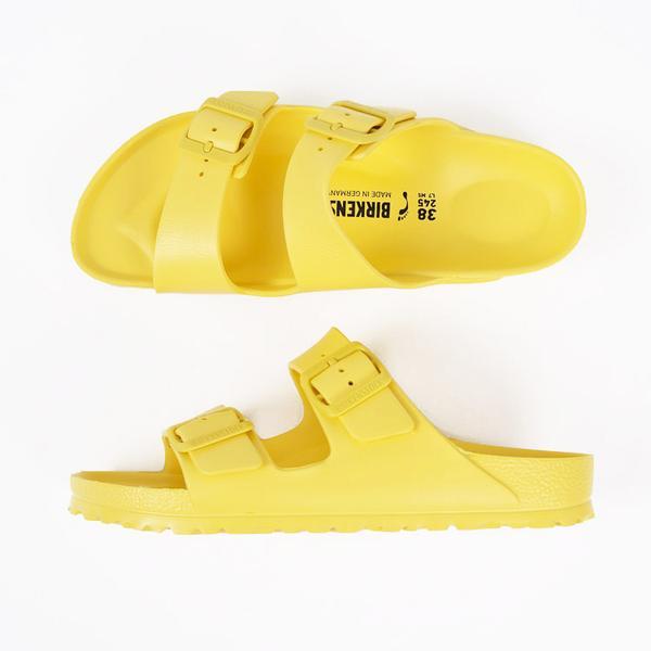 Birkenstock Arizona Eva Vibrant Yellow Narrow Fit Sandals | Lyst