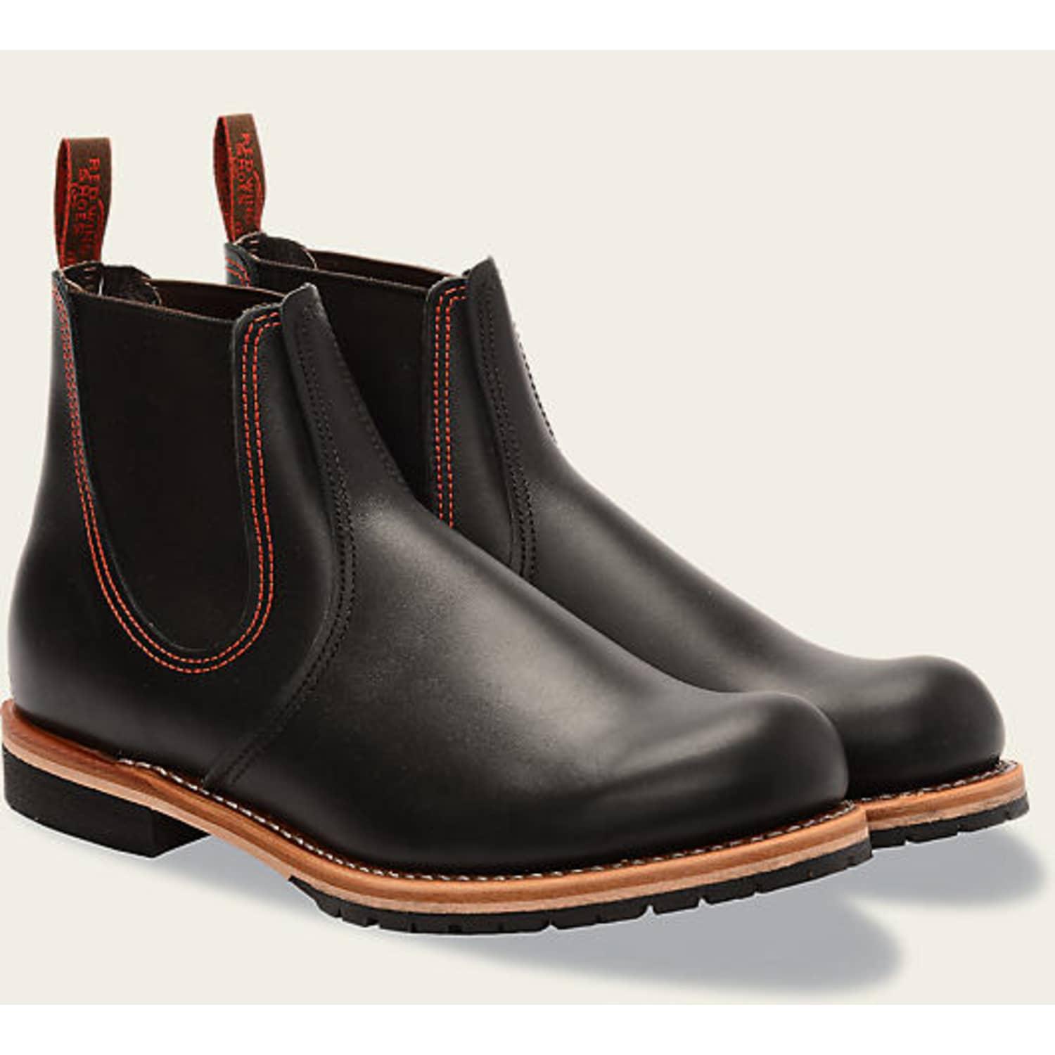 Red Wing 2918 Chelsea Rancher Black Boots Men | Lyst
