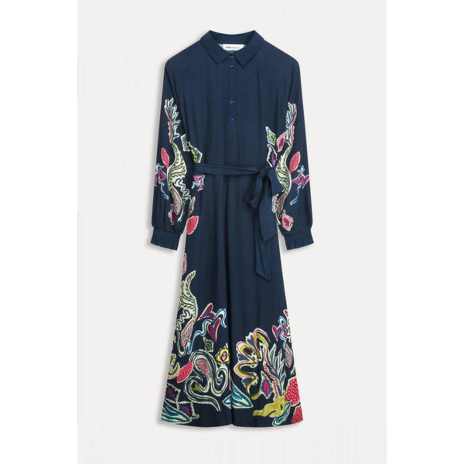 POM Amsterdam Full Glow Maxi Dress in Blue Lyst