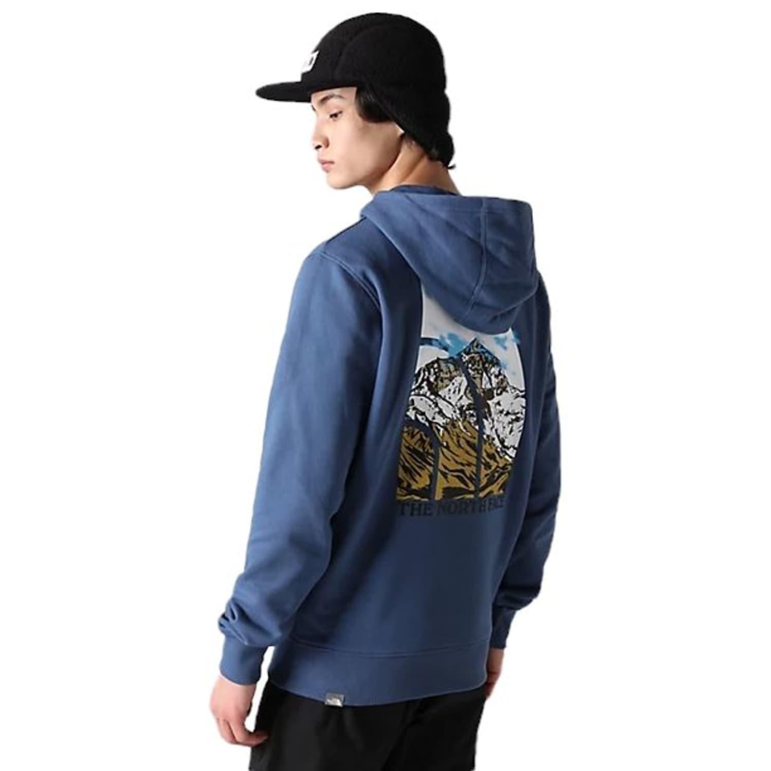 The North Face Seasonal Graphic Hoodie Shady Blue Shirt for Men | Lyst