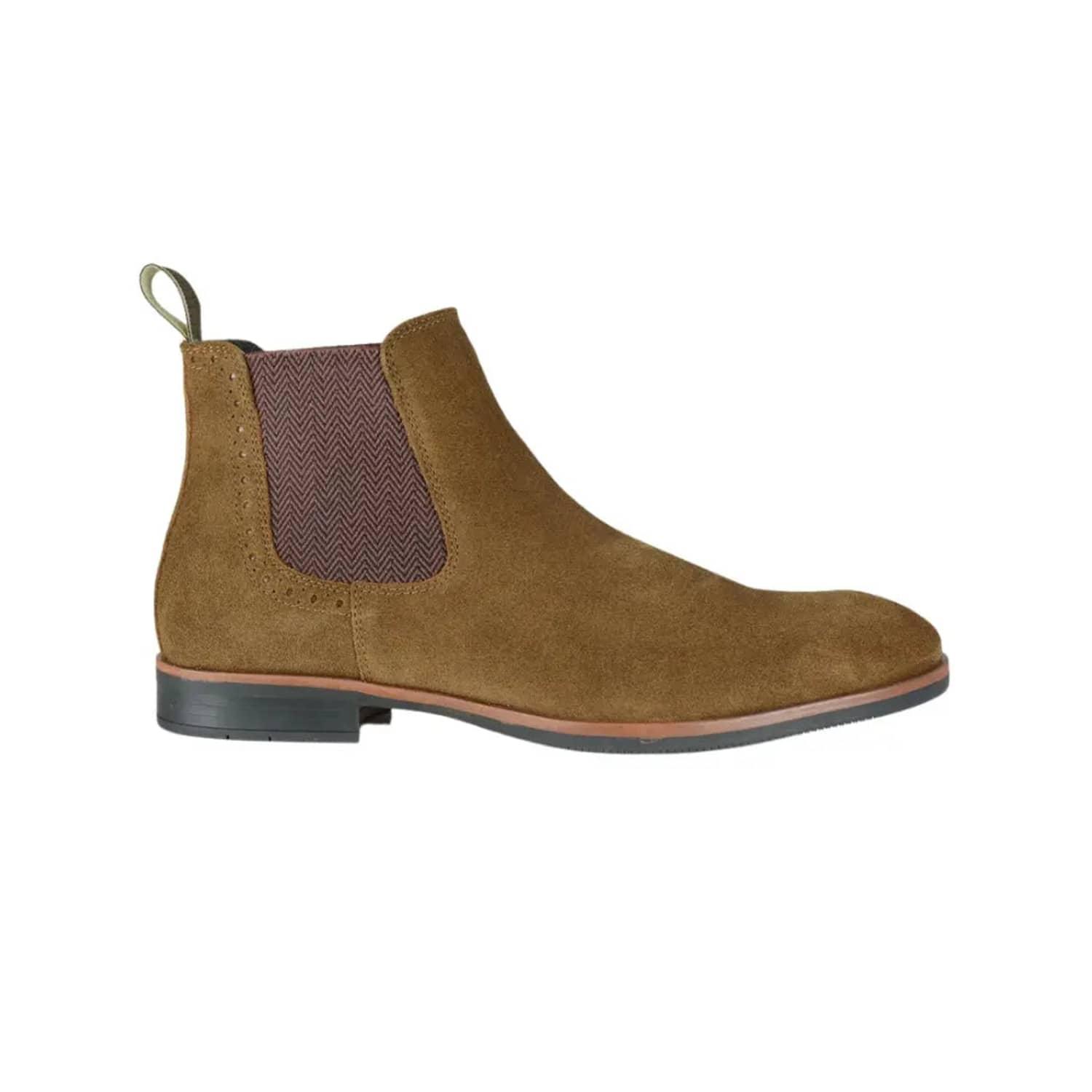 Front Douglas Suede Chelsea Boots in Brown for Men | Lyst