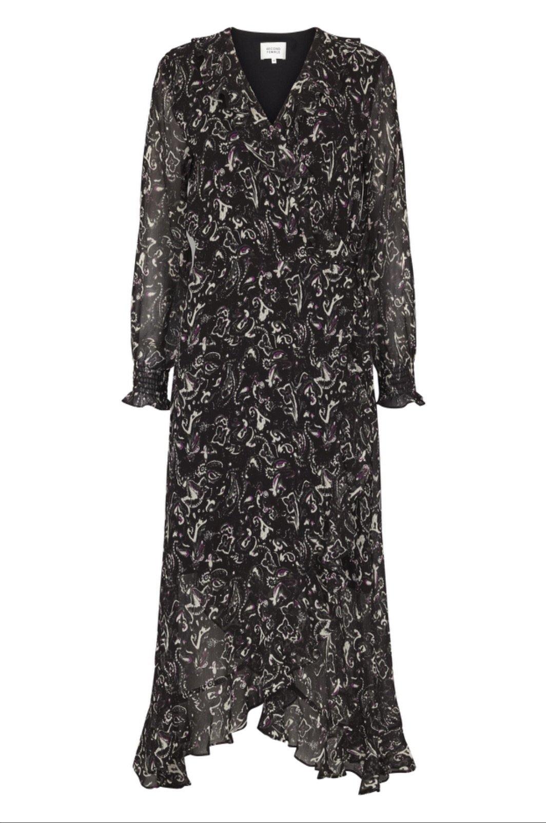 second female wrap dress