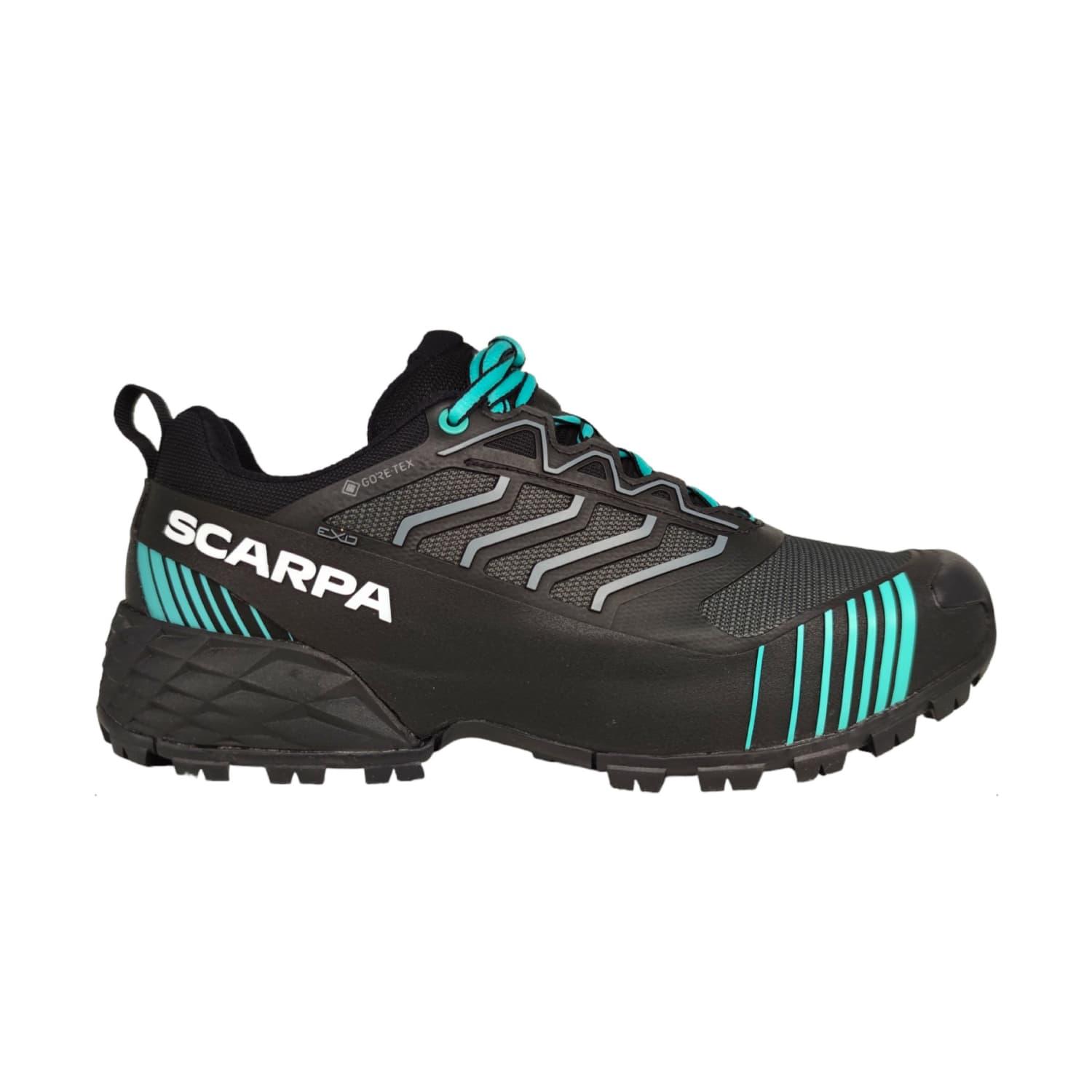 SCARPA Ribelle Run Xt Gtx Anthracite/turquoise Shoes in Black for Men | Lyst