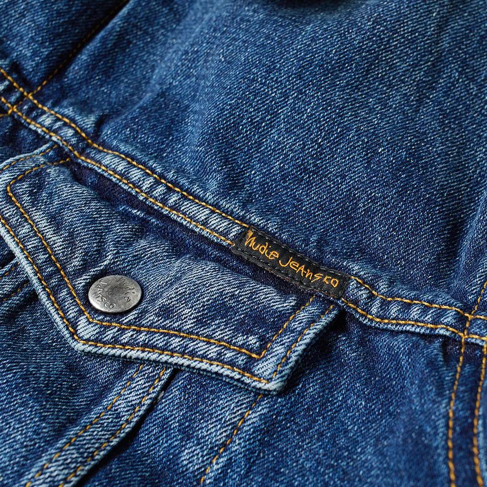 Nudie Jeans Denim Bonny Sherpa Jacket 