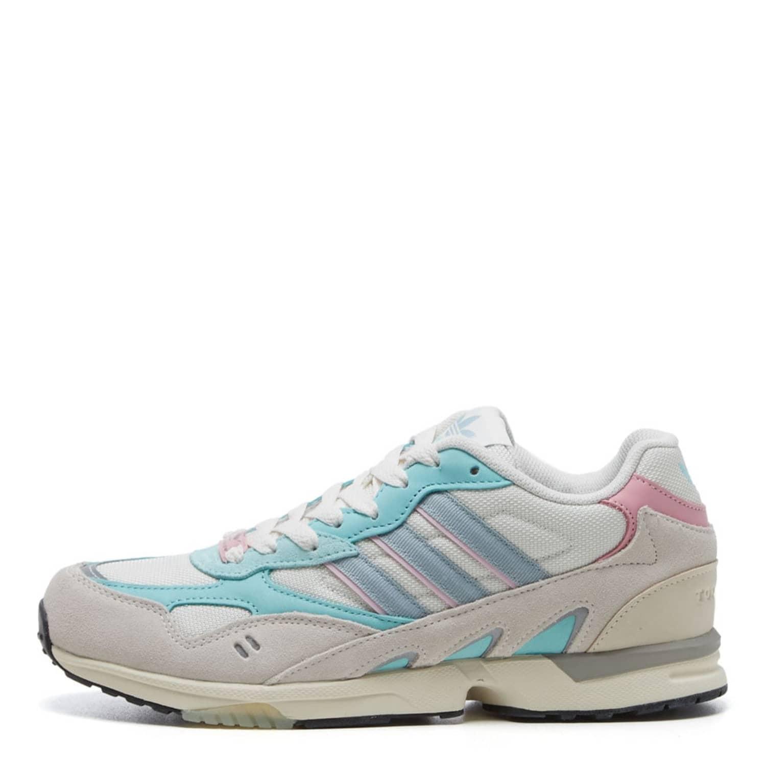 adidas White Torsion Super Trainers in Blue for Men | Lyst
