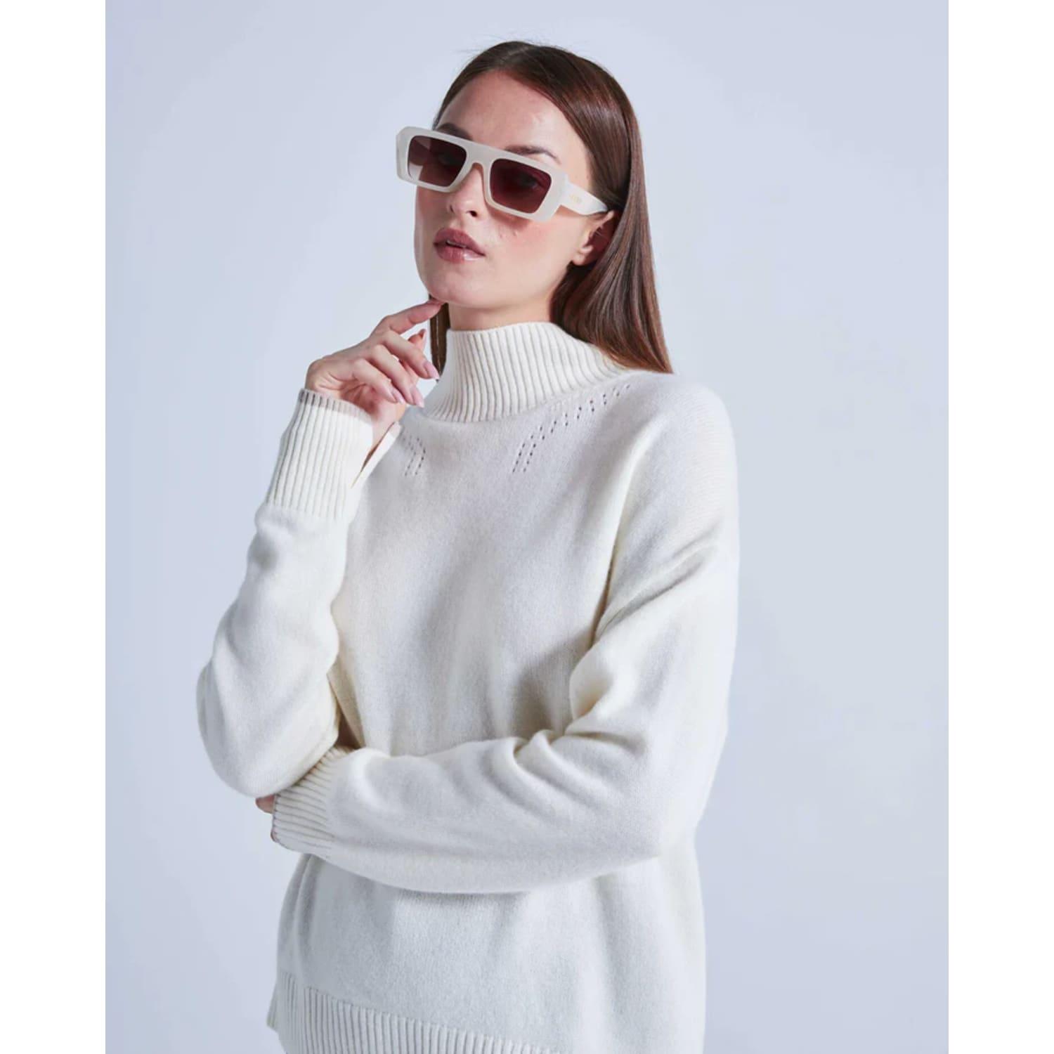 ABSOLUT CASHMERE Jackie Sweater in White Lyst UK