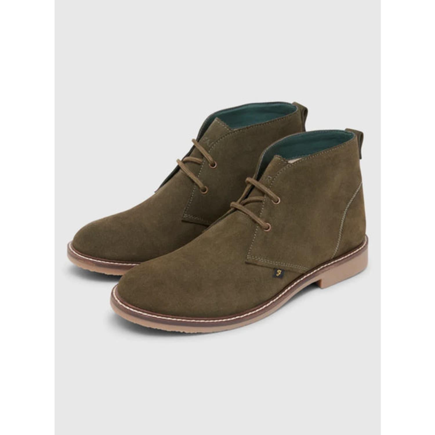 Farah F7ff0008 Briggs Desert Boot in Green for Men Lyst