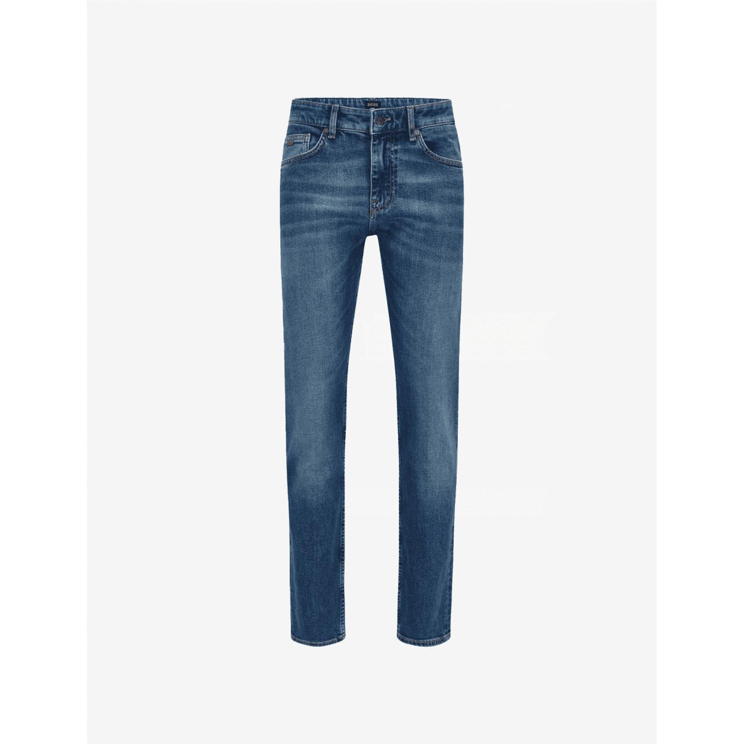 BOSS by HUGO BOSS Delaware Bc-l-c Jeans Col: 420 Medium Blue, Size: 34/32