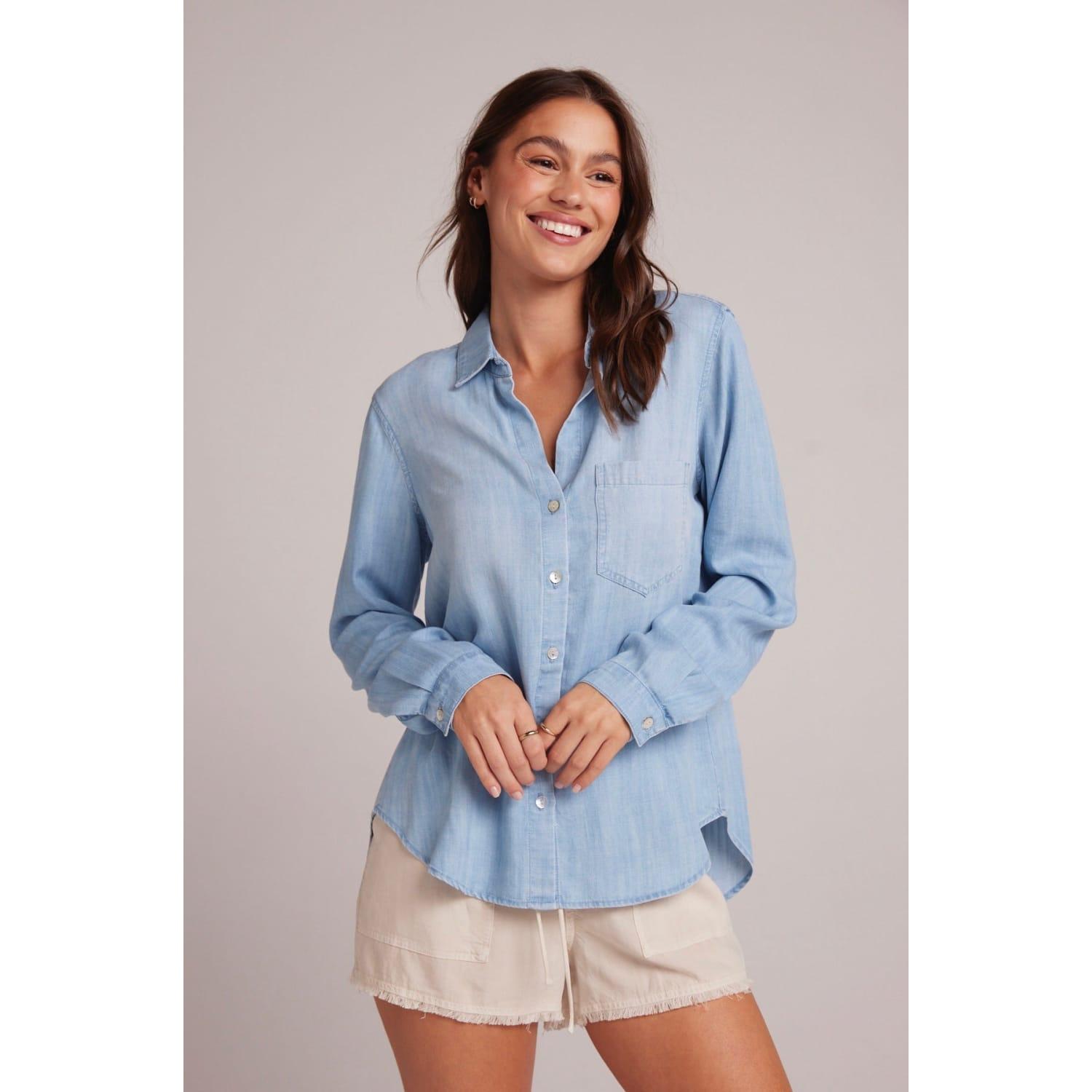 Pocket Button Down Top