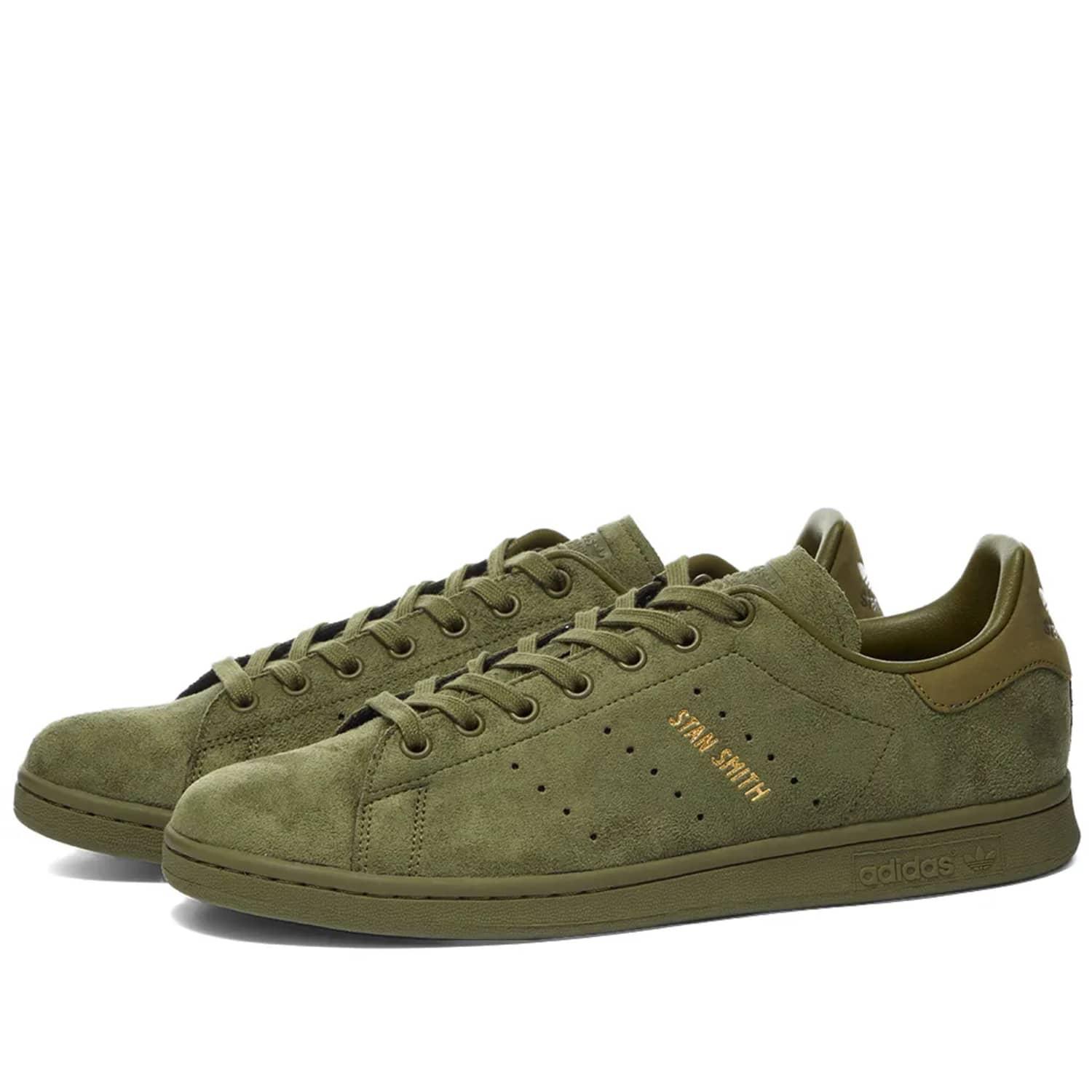 adidas Suede Stan Smith Wild Pine & Gold Metalic in Green for Men - Save  36% | Lyst