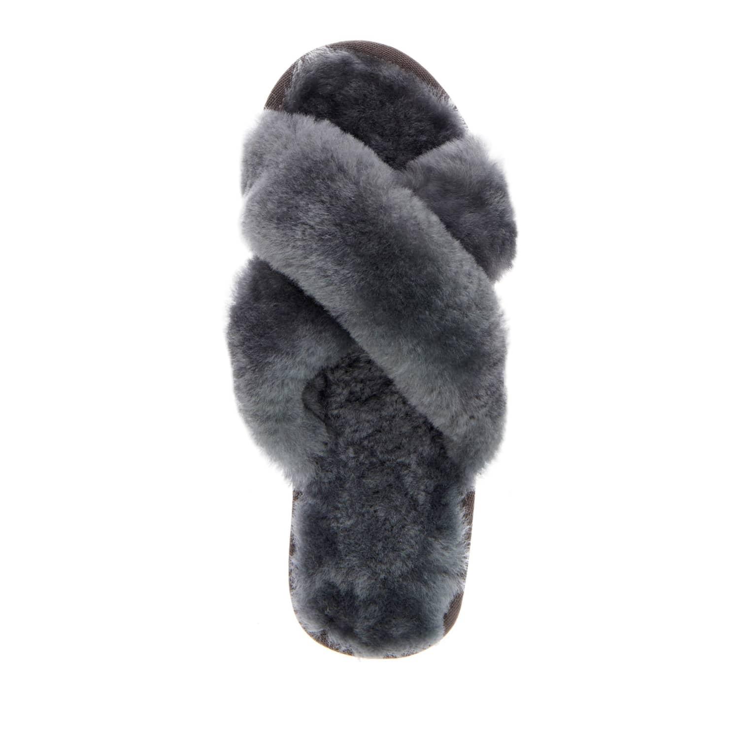 EMU Charcoal Mayberry Sheepskin Slippers in Gray | Lyst