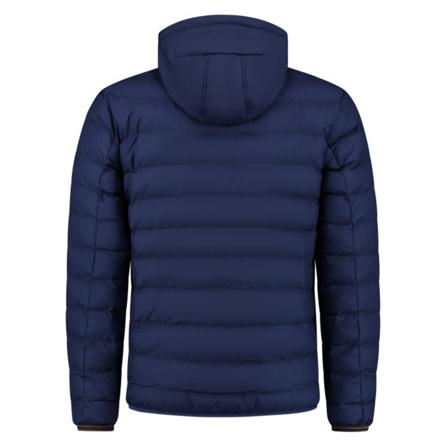 Fred Perry Hooded Insulated Jacket Blue for Men | Lyst