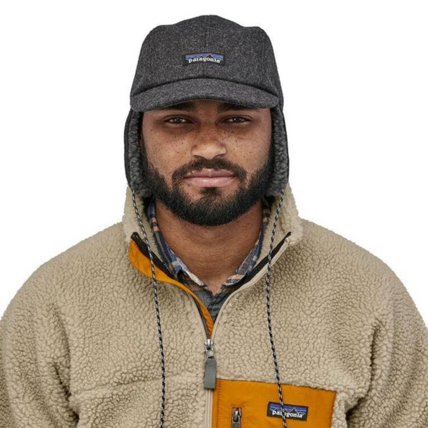 gået vanvittigt Martin Luther King Junior Billy ged Patagonia Recycled Wool Earflap Cap Ge Grey in Blue for Men | Lyst