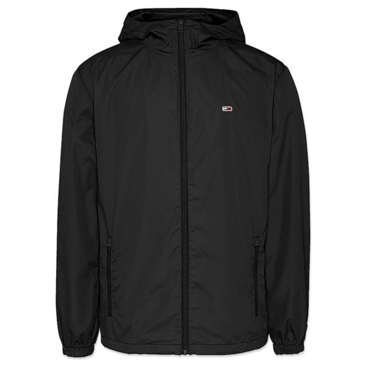 Tommy Hilfiger Tommy Jeans Packable Windbreaker Black for Men | Lyst