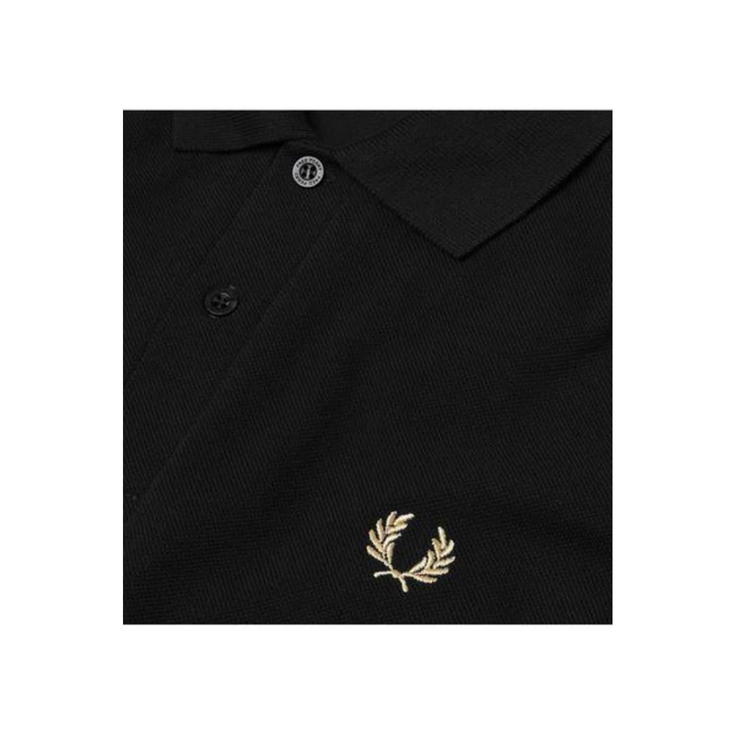 Fred Perry Cotton Black Champagne M 3 Polo Shirt for Men - Lyst