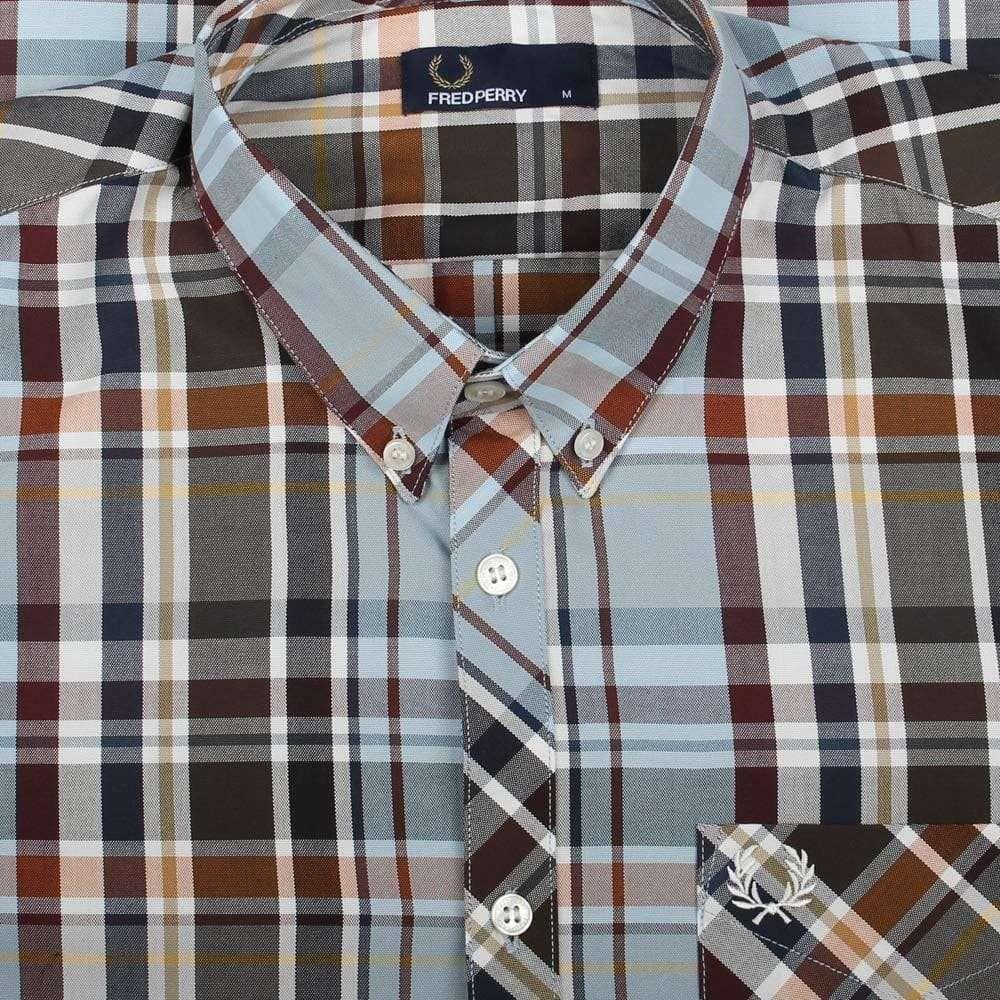 fred perry madras shirt