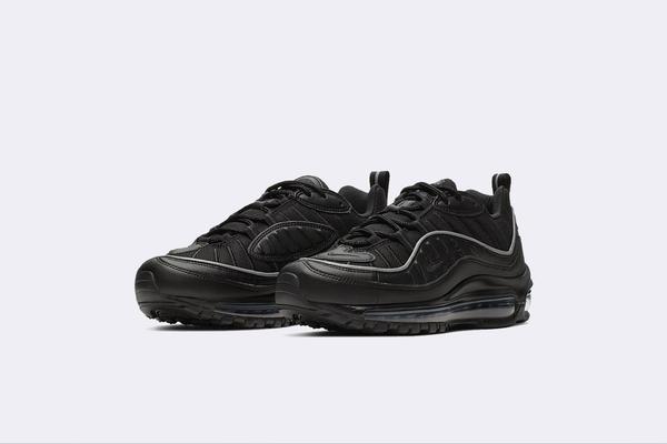 all black nike air max 98