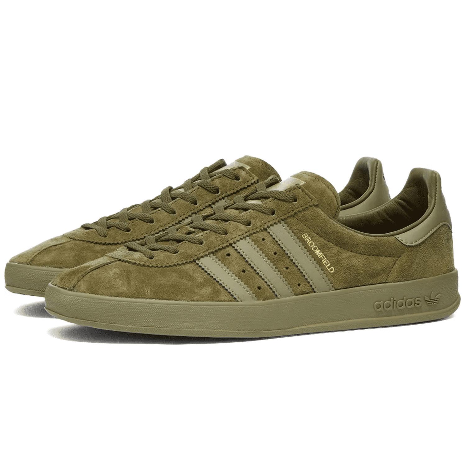 adidas Leather Broomfield Olive, Orbit Green & Gold for Men | Lyst