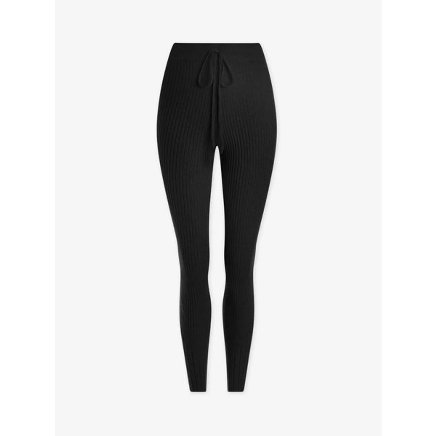 Varley Mocado Rib Knit Legging in Black