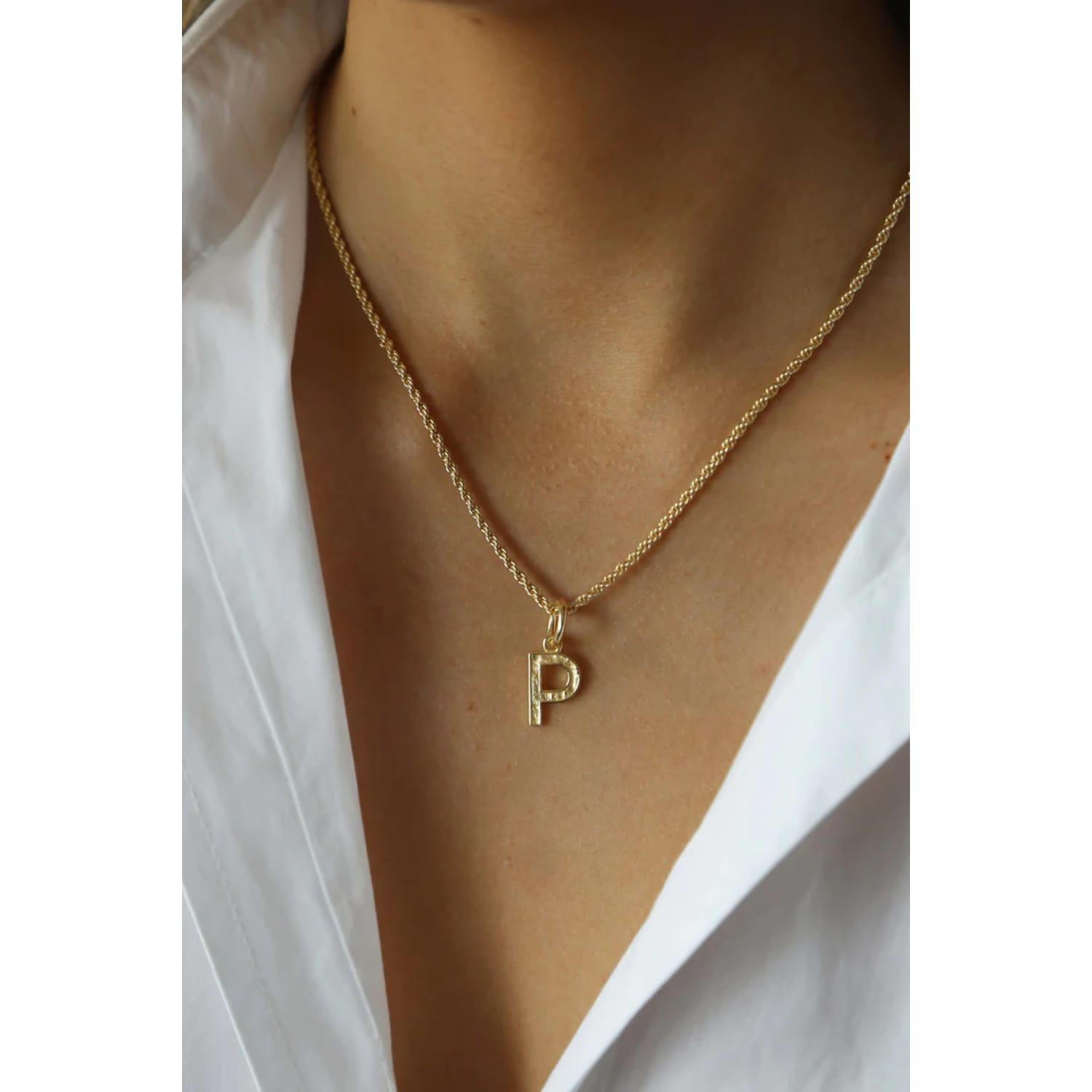 Tutti And Co Gold Initial P Rope Chain Necklace di Tutti & Co in Marrone |  Lyst