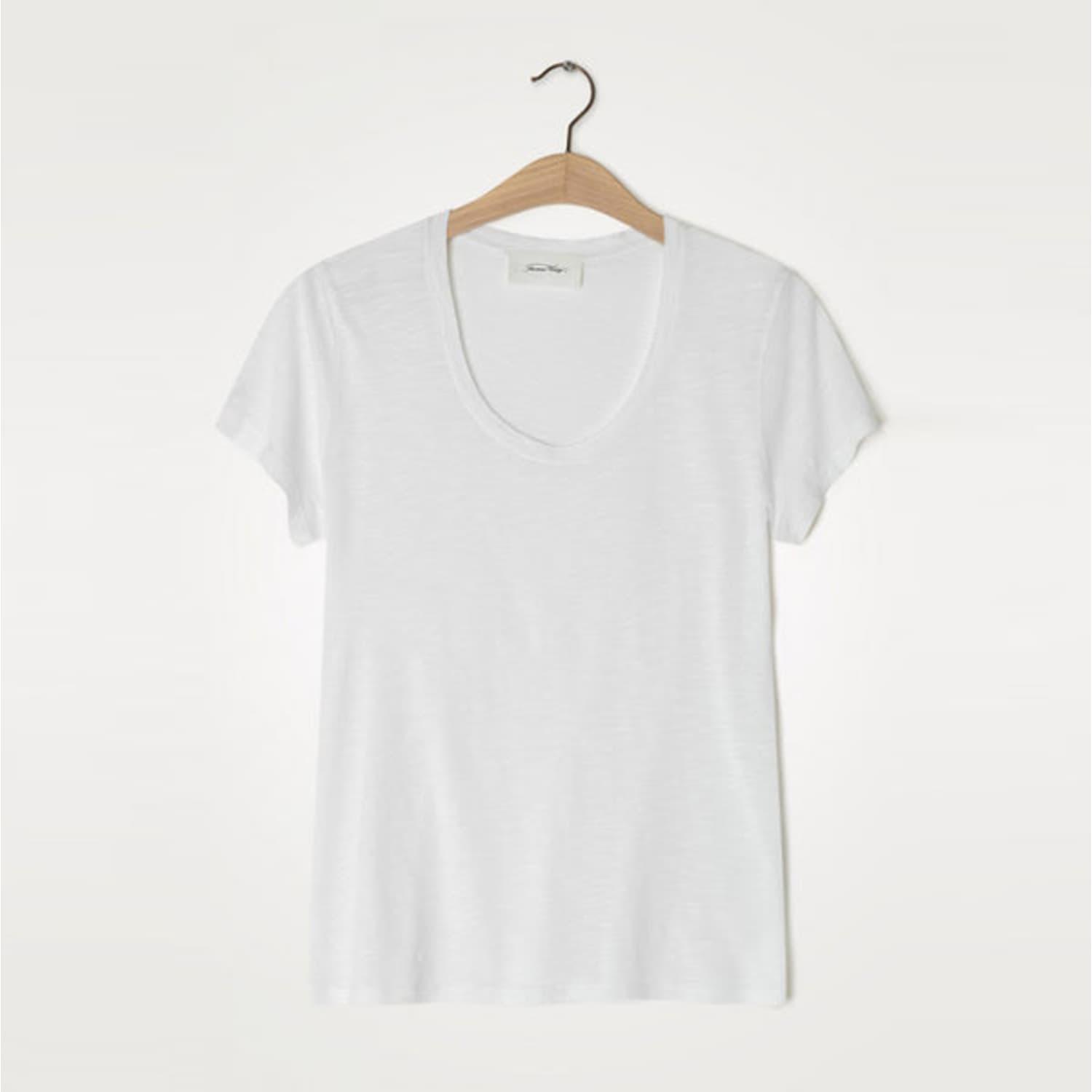 American Vintage Cotton Jacksonville Blanc White T-shirt | Lyst