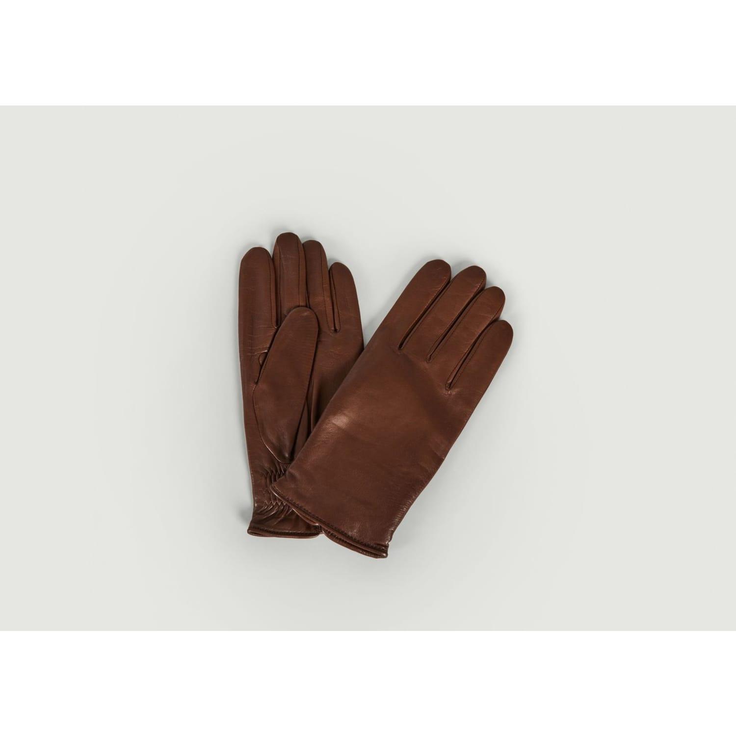 Agnelle Thomas Gloves in Brown | Lyst