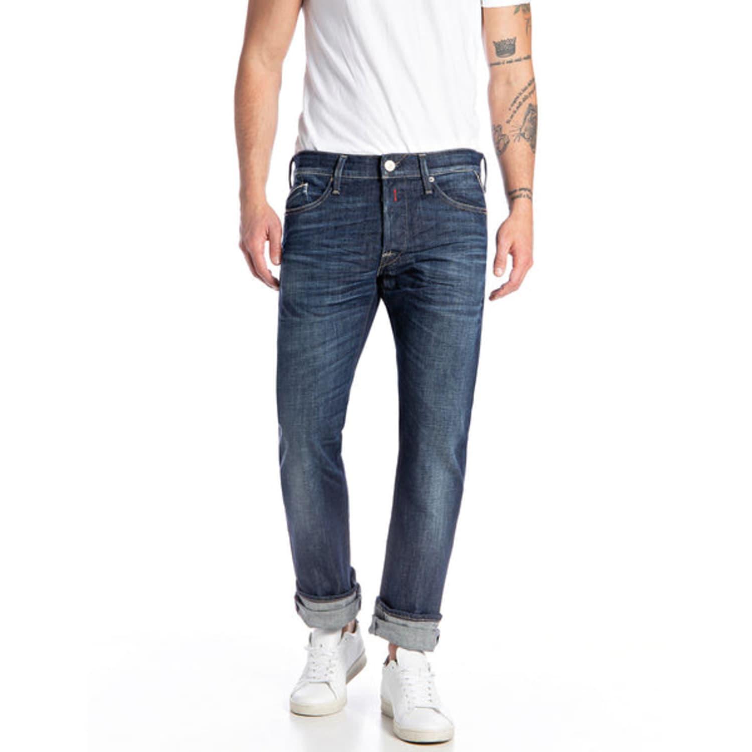 Replay Waitom Regular Fit Jeans in Blue for Men | Lyst
