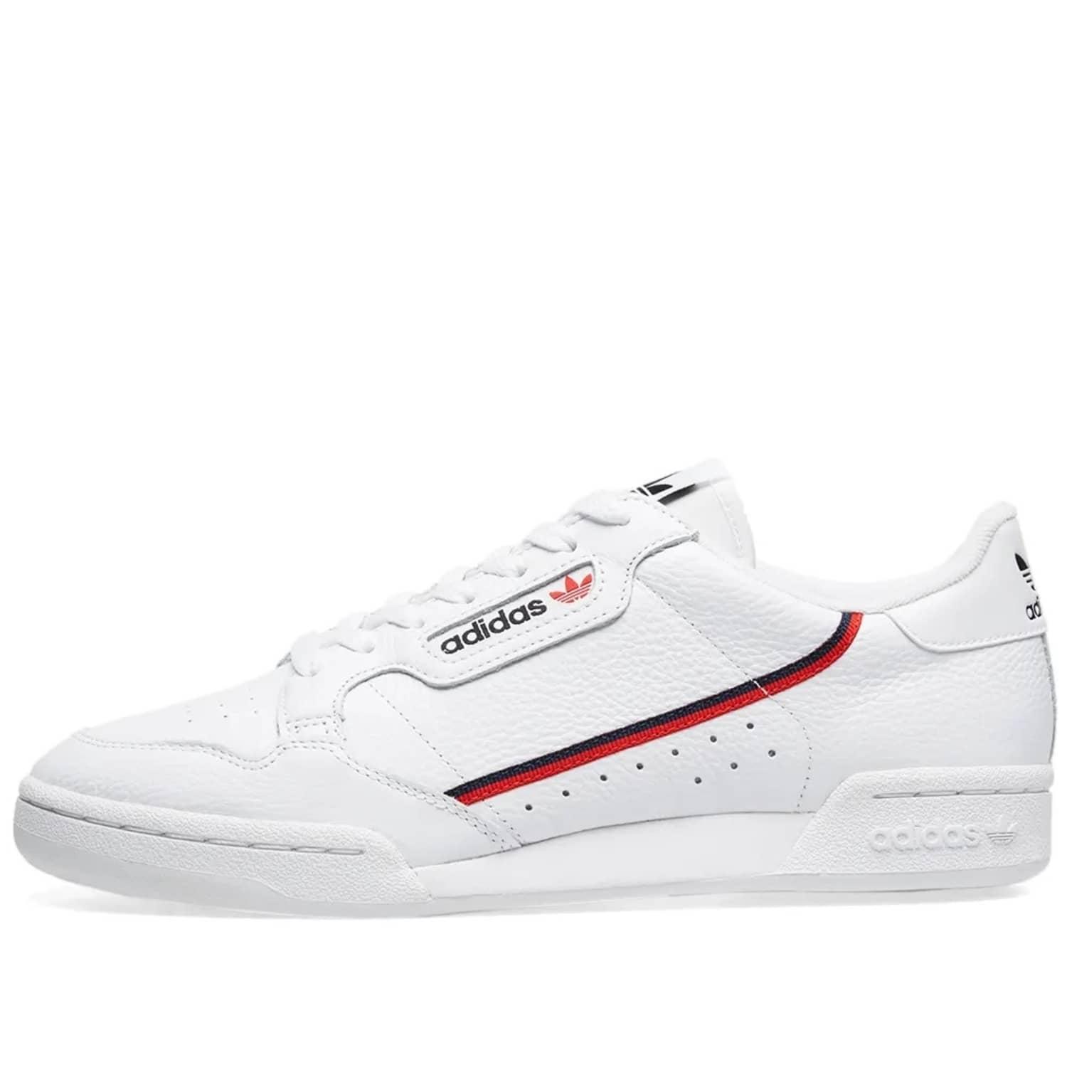 adidas Continental 80 White, Scarlet & Collegiate Navy for Men - Save 39% |  Lyst