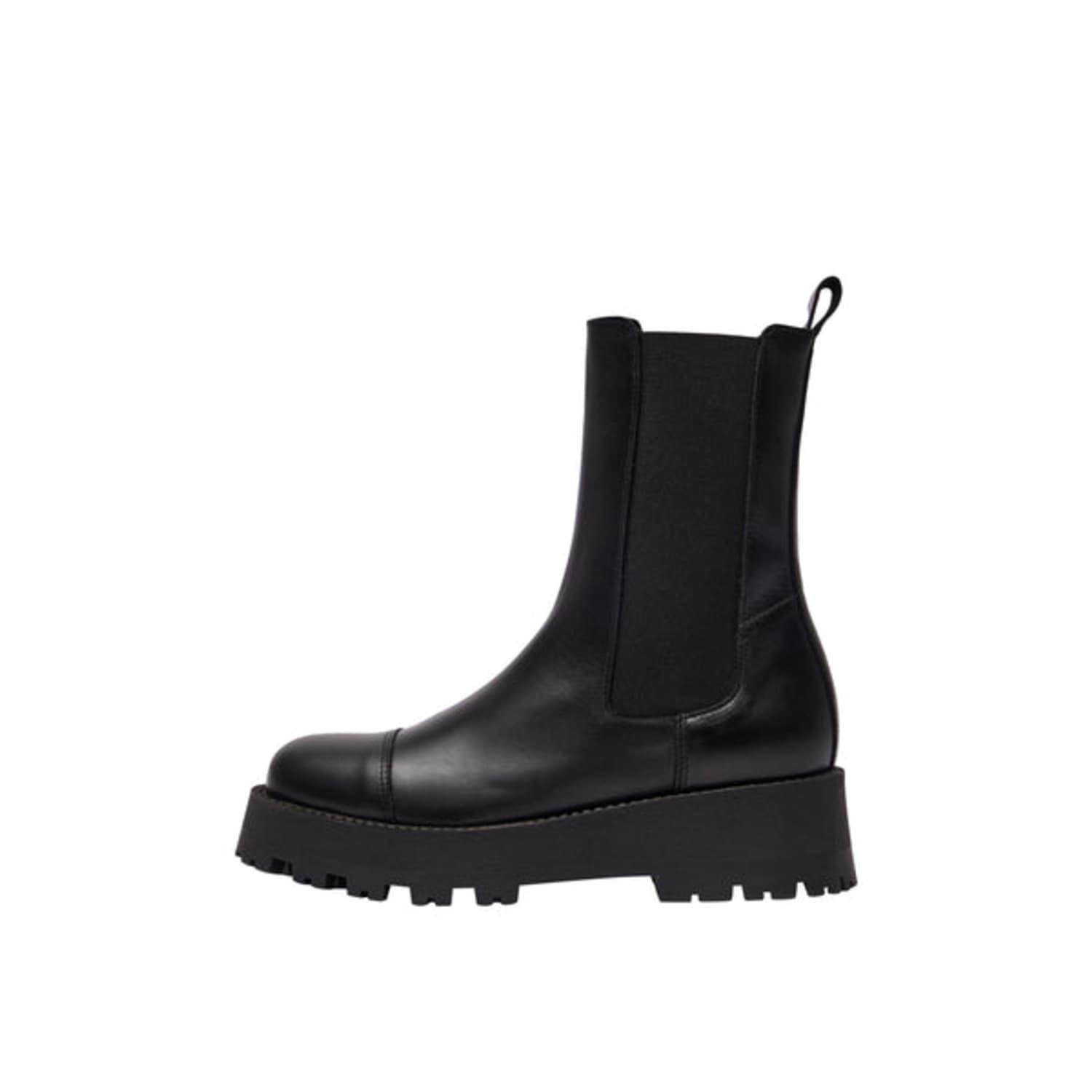 SELECTED Cora Boots in Black | Lyst