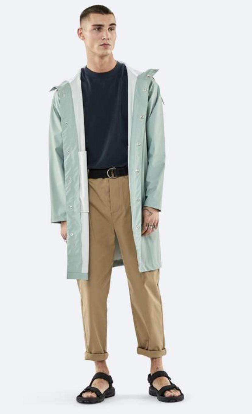 rains dusty mint jacket