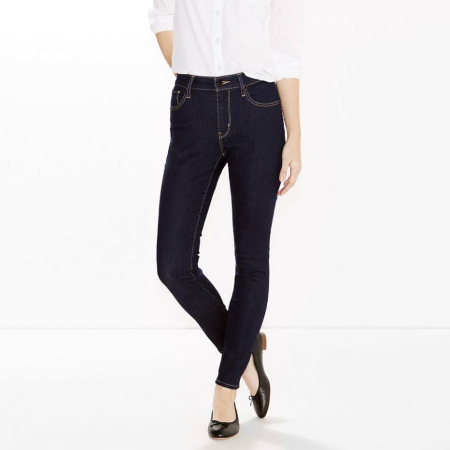 Levi's Blue 721 High Rise Skinny Jeans Lone Wolf 18882 0027 | Lyst UK