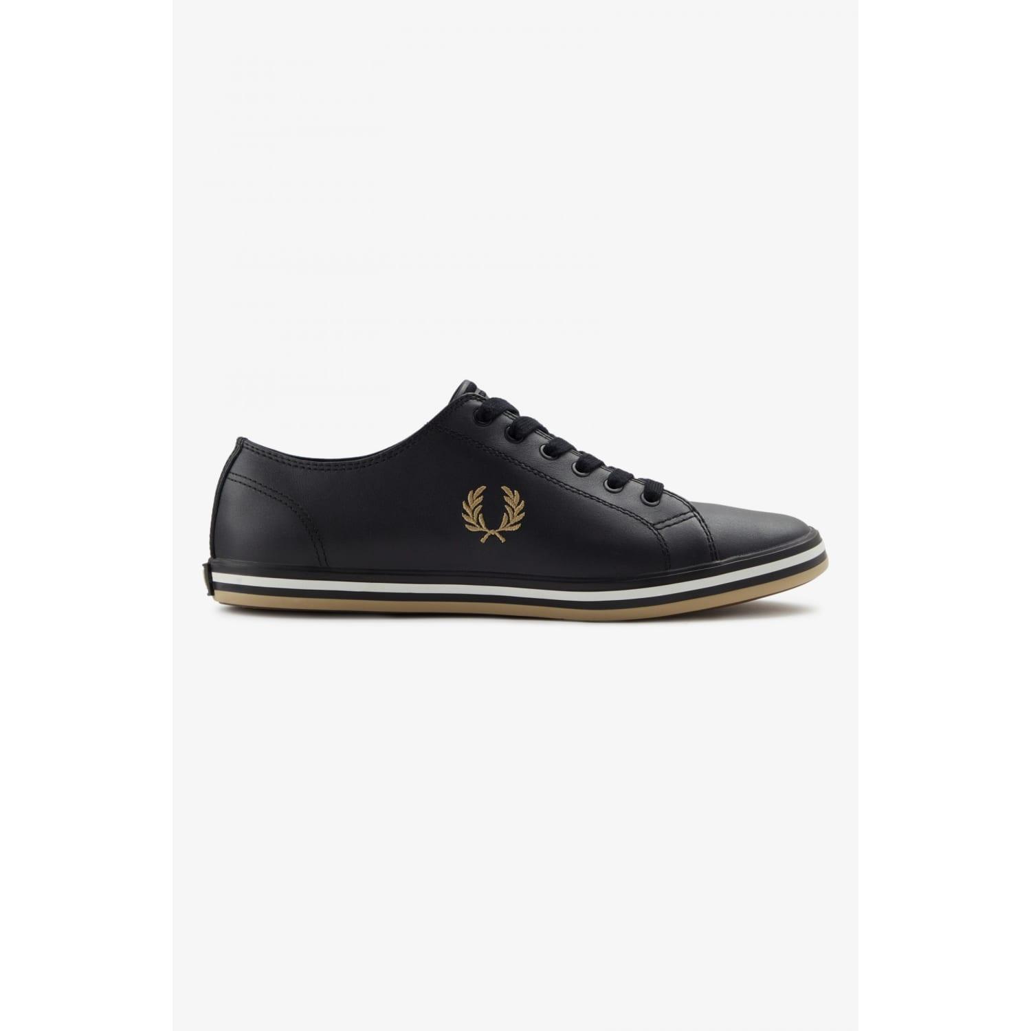 Fred Perry Kingston Leather B4333 Black for Men | Lyst
